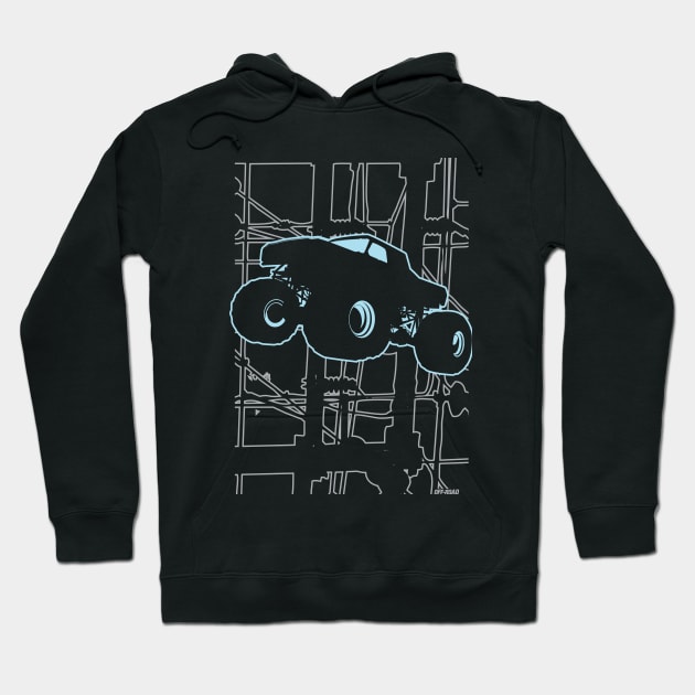 MONSTER TRUCK SUPER STAR Hoodie by OffRoadStyles